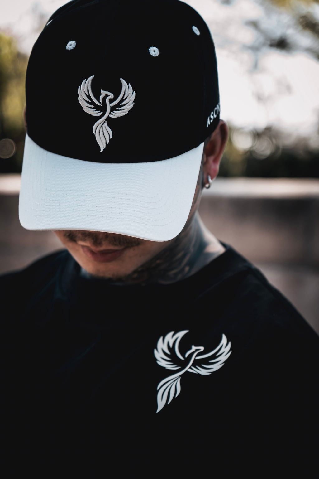 Off-White Brim Black Snap Back