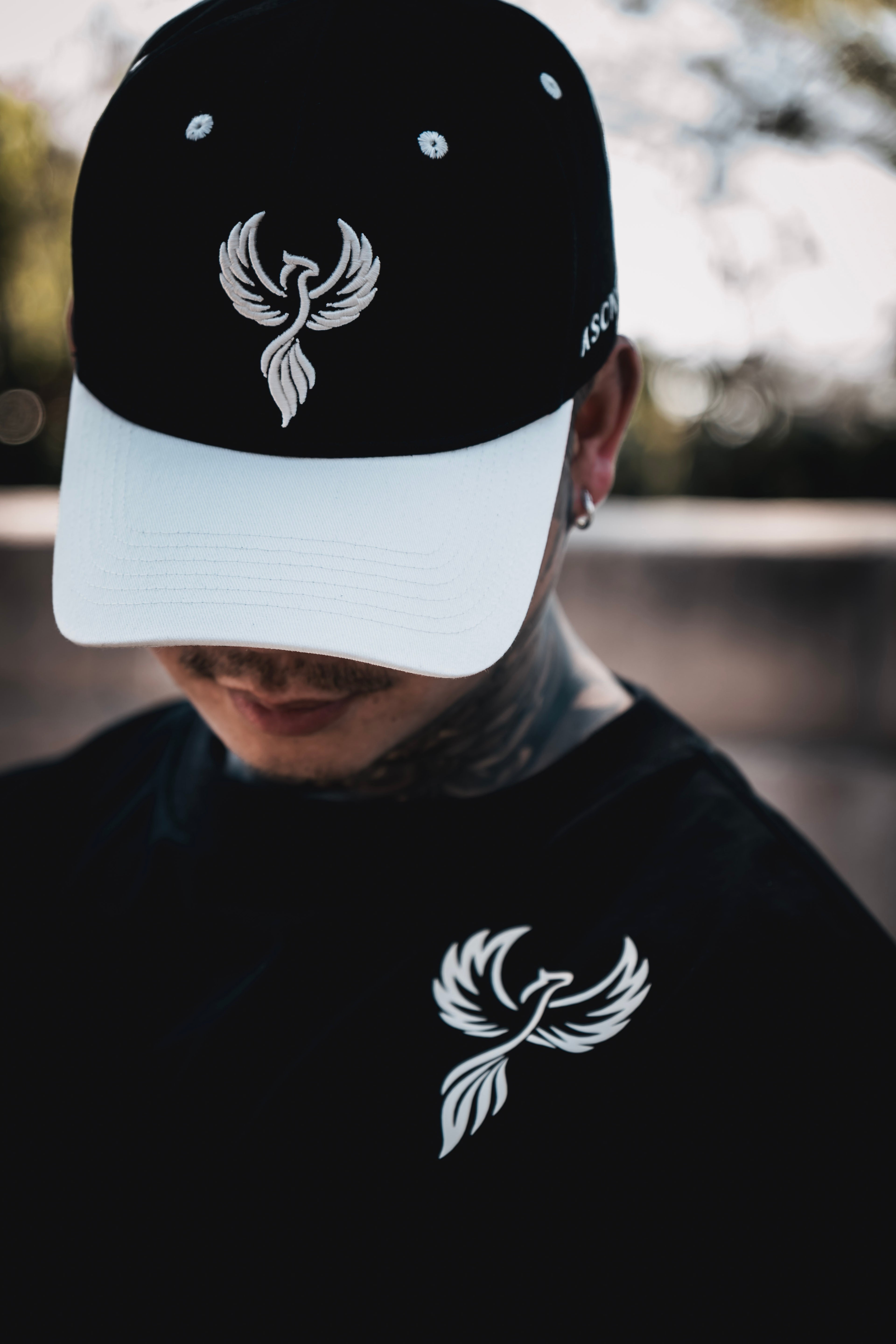 Off-White Brim Black Snap Back